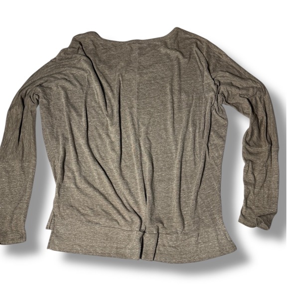 Stem Long Sleeve Top Knit Pocket Casual Comfy Everyday Tee Shirt Sz M organic - Picture 2 of 9